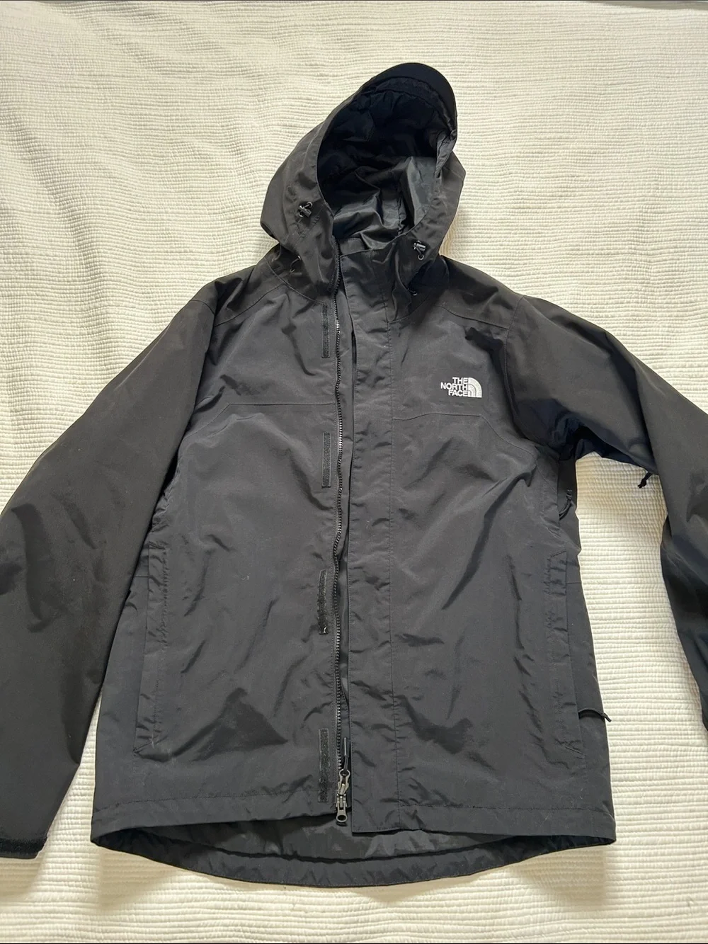 The North Face Black Men's Hooded Rain Jacket